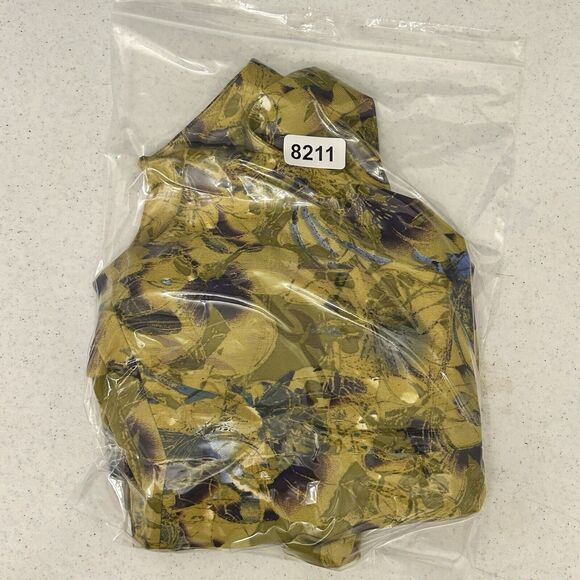 Taylor Dress Bengaline‎ Womens size 2 Green floral silk blend sleeveless bold - Picture 14 of 14